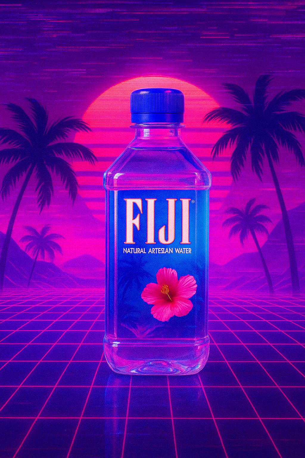 🌺FIJI Water: the Liquid Icon of Vaporwave 💧🌴✨